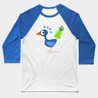 Peacock Baseball T-Shirt